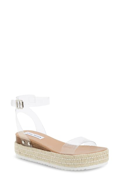 steve madden clear platform