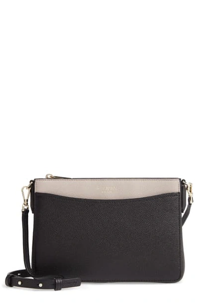 Shop Kate Spade Margaux Medium Convertible Crossbody Bag In Black/ Warm Taupe