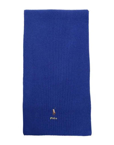 Shop Polo Ralph Lauren Scarves In Blue