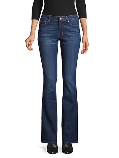 Shop Hudson Women's Mid-rise Bootcut Jeans In Lake Blue