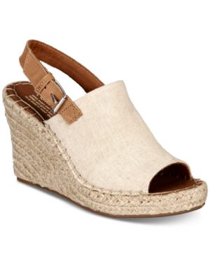 natural oxford women's monica wedges