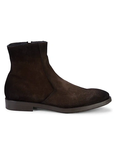 Shop To Boot New York Rosemont Suede Booties In Brown