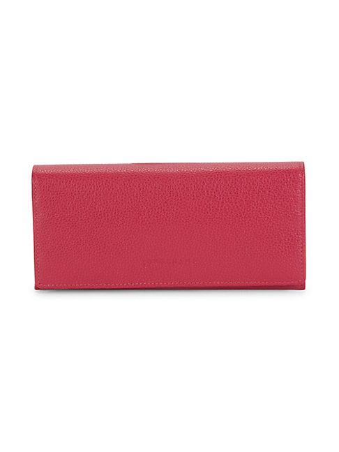 longchamp veau foulonne checkbook wallet