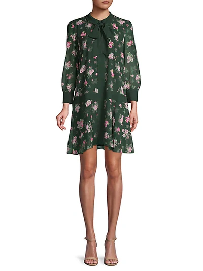 Shop Alexia Admor Floral Mini Dress In Green