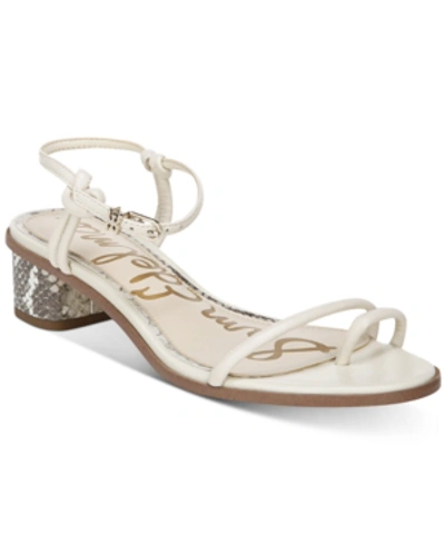 Shop Sam Edelman Women's Isle Barely There Dress Sandals Women's Shoes In Modern Ivory