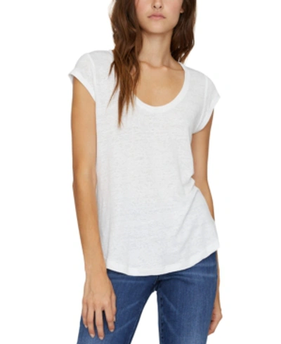 Shop Sanctuary Alma Linen T-shirt In White