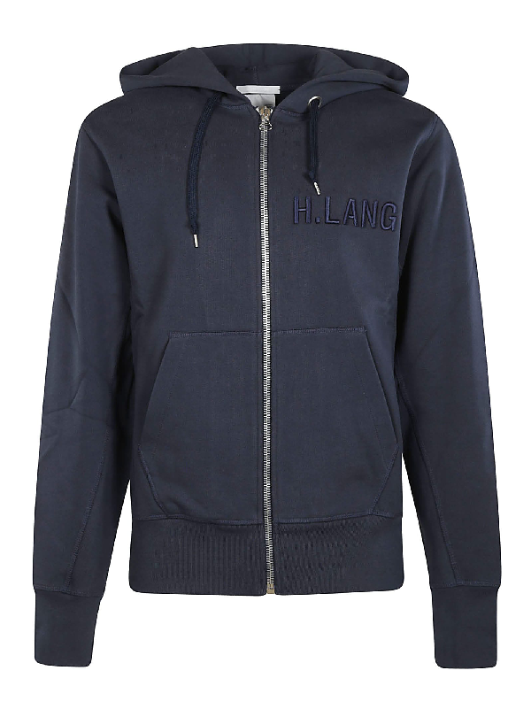 helmut lang light blue hoodie