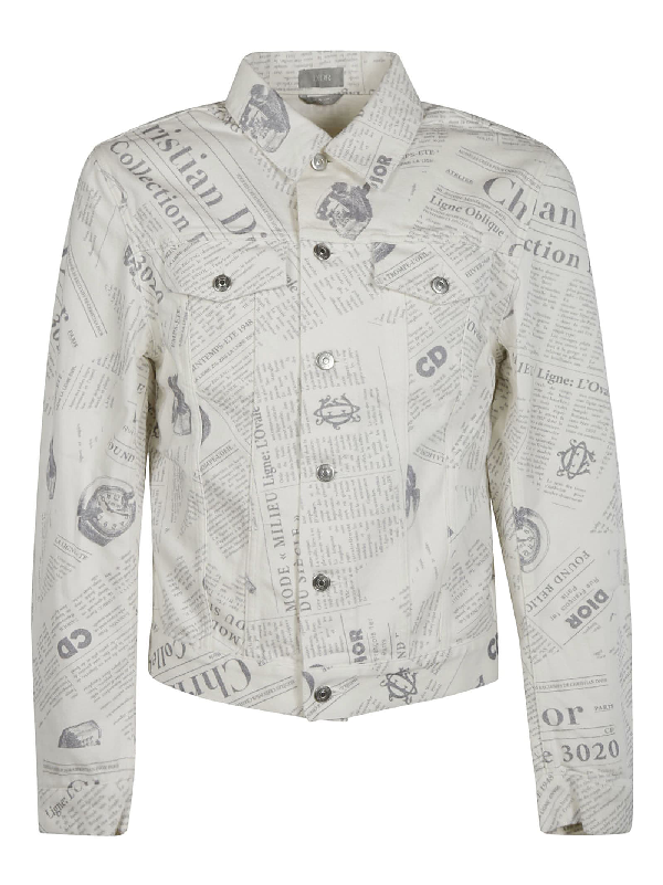 dior newspaper jeans