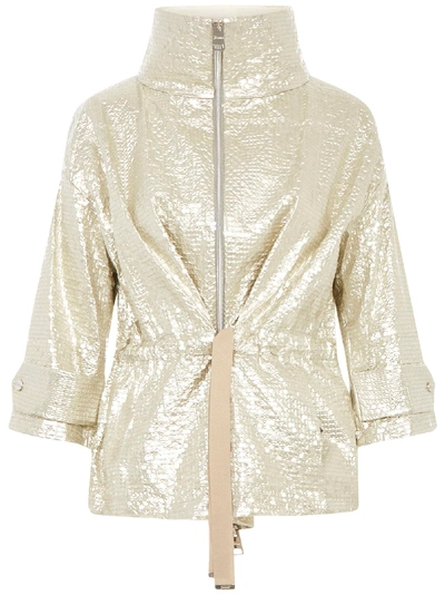 Shop Herno Jacket In Silver