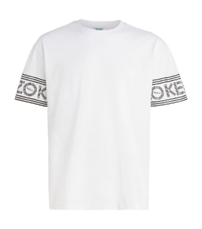Shop Kenzo Logo Sleeve T-shirt