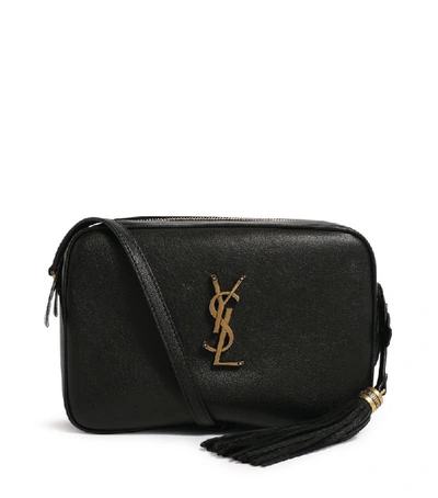 Shop Saint Laurent Kate 99 Tassel Shoulder Bag In Black