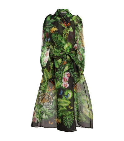 Shop Dolce & Gabbana Sheer Silk Trench Coat