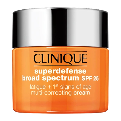 Shop Clinique Superdefense Spf 25 Fatigue + 1st Signs Of Age Multi-correcting Cream Combination + Oily Skin 1.7 oz