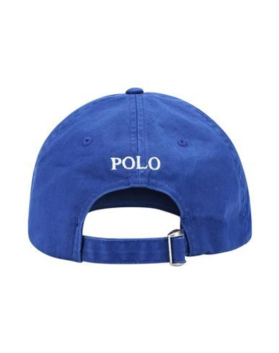 Shop Polo Ralph Lauren Hat In Bright Blue
