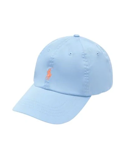 Shop Polo Ralph Lauren Hat In Sky Blue