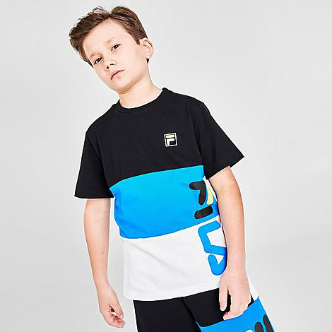 Fila Kids' Boys' Alfredo T-shirt In Black | ModeSens