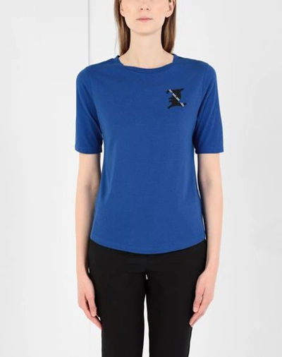 Shop Lauren Ralph Lauren T-shirts In Blue