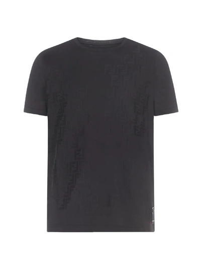 Shop Fendi Short Sleeve T-shirt In Lj Nero