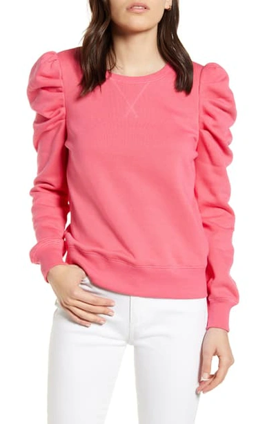 Shop Rebecca Minkoff Janine Sweatshirt In Pink Punch