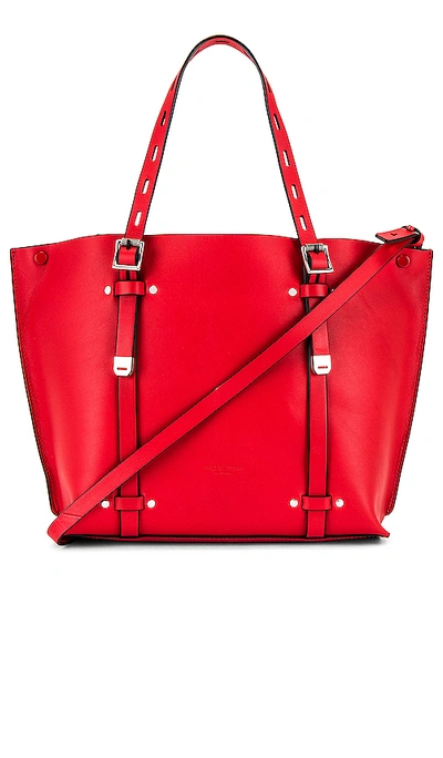 Shop Rag & Bone Mini Field Tote Bag In Fiery Red