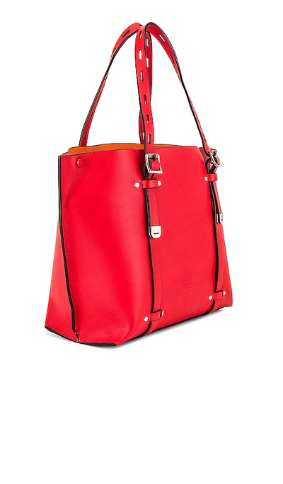 Shop Rag & Bone Mini Field Tote Bag In Fiery Red