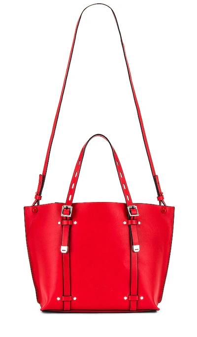 Shop Rag & Bone Mini Field Tote Bag In Fiery Red