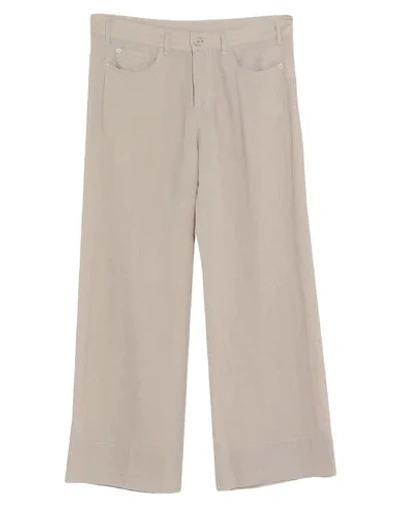 Shop Emporio Armani Woman Pants Grey Size 29 Linen