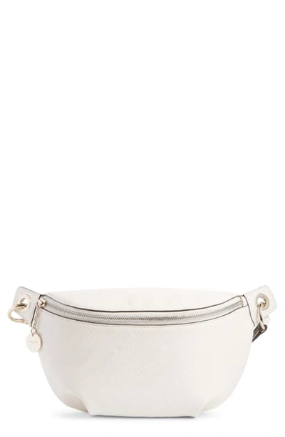 Shop Givenchy Bond Leather Belt Bag In White