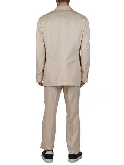 Shop Brunello Cucinelli Two Piece Suit In Beige