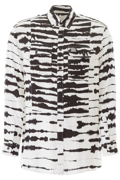 Shop Burberry Printed Shirt In Multi