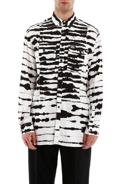 Shop Burberry Printed Shirt In Multi