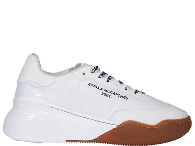 Shop Stella Mccartney Loop Chunky Sole Sneakers In White