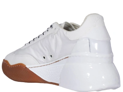 Shop Stella Mccartney Loop Chunky Sole Sneakers In White