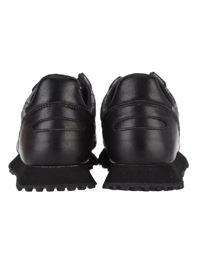 Shop Comme Des Garçons Comme Des Garçons Camouflage Panelled Sneaker In Black