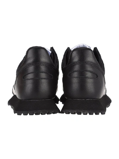 Shop Comme Des Garçons Comme Des Garçons Panelled Sneaker In Black