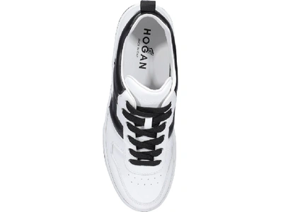 Shop Hogan H449 Sneakers In White