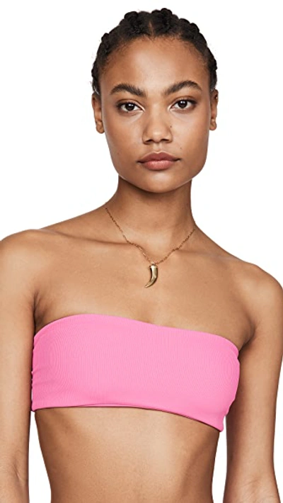 Shop L*space Beach Wave Bikini Top In Bubblegum Pink