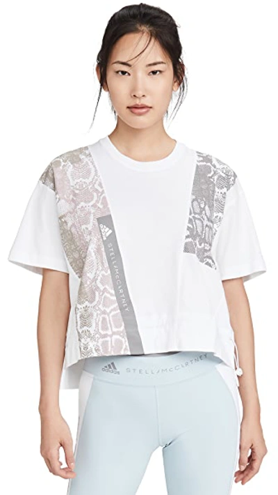 Shop Adidas By Stella Mccartney Graphic Tee In White