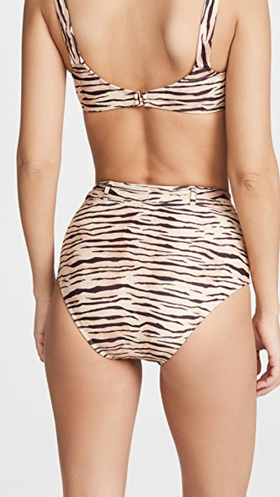 Shop Faithfull The Brand Lavande Bikini Bottoms In Wlydie Animal Print