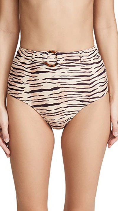 Shop Faithfull The Brand Lavande Bikini Bottoms In Wlydie Animal Print