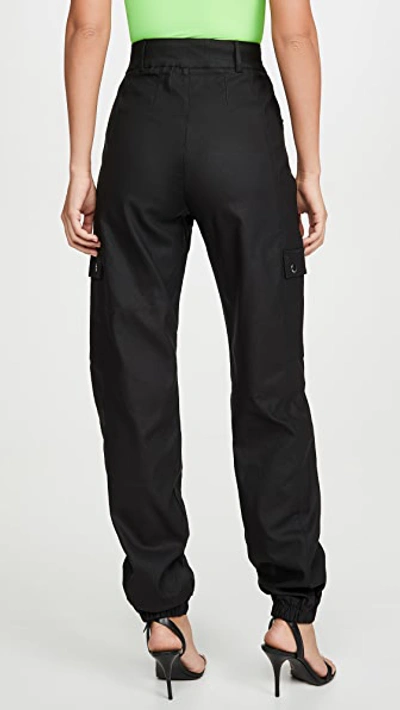 Shop Tiger Mist Jet Cargo Pants In Black