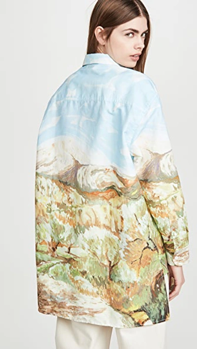 Shop Jacquemus The Paul Shirt In Print Landscape