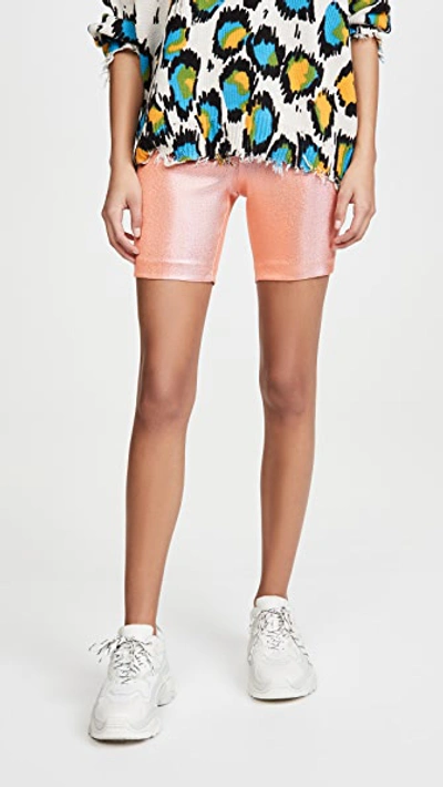 Shop Area Bike Shorts In Coral