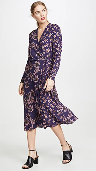 Shop Rag & Bone Odette Dress In Violet Floral