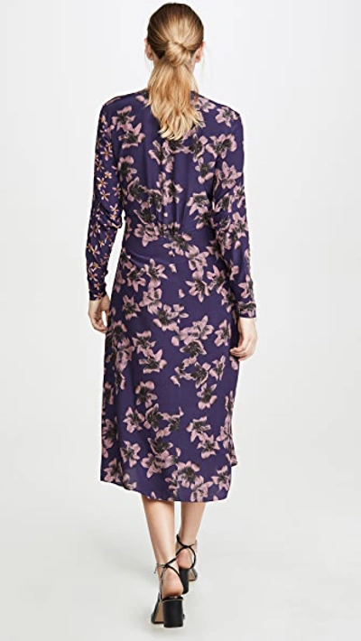 Shop Rag & Bone Odette Dress In Violet Floral