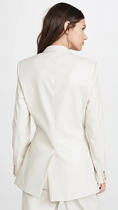 Shop Nanushka Blair Blazer In Off-white