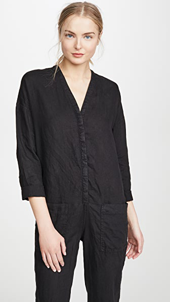 james perse canvas linen jumper