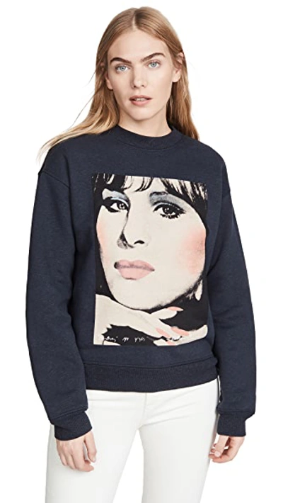 Shop Coach 1941 Barbra Streisand Sweatshirt In Dark Grey