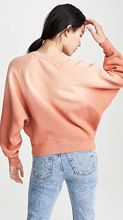 Shop Isabel Marant Belem Sweatshirt In Papaya