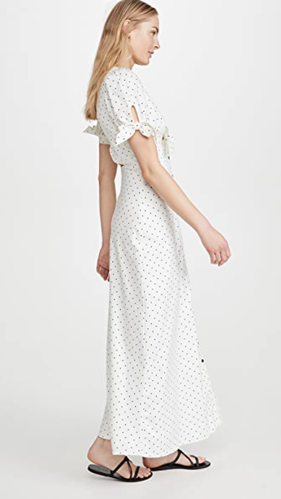 Shop Lerumi Hazel Midi Dress In Polka Dot